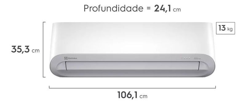 Ar-condicionado Electrolux Split 18.000 Btus Color Adapt Fri Cor Branco 220V